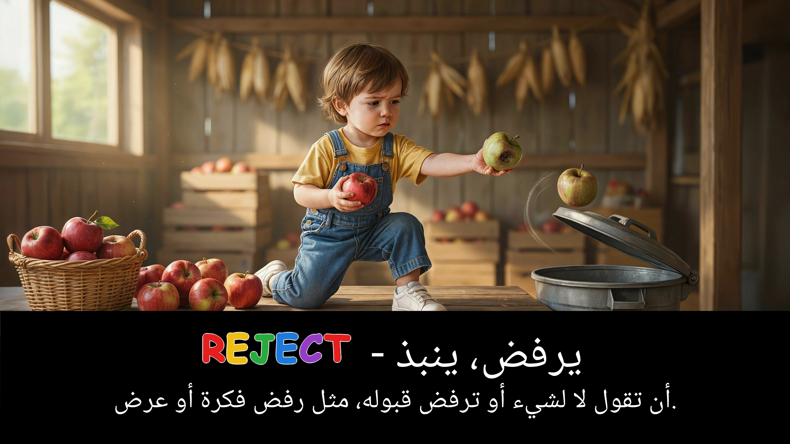 Arabic Illustration for reject